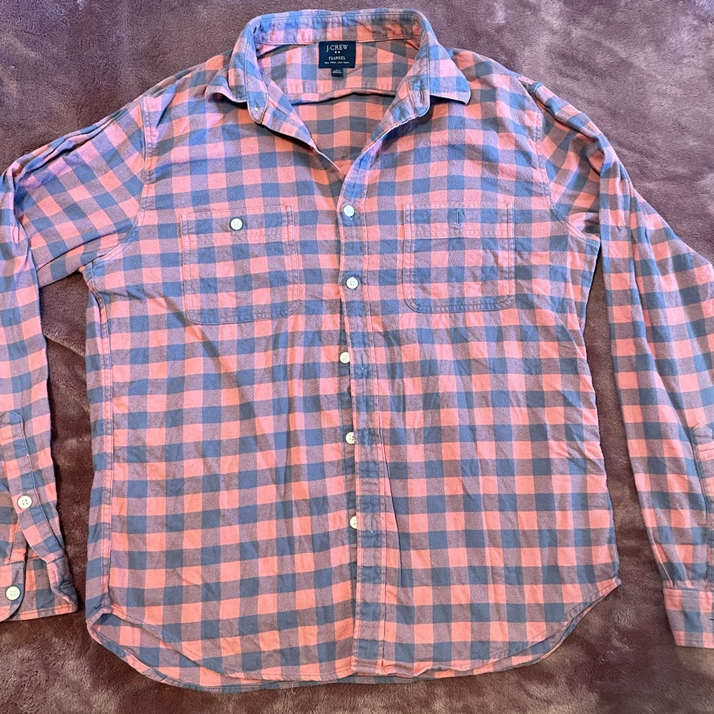 J Crew Flannel- Mens large.